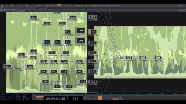 TouchDesigner – 宫崎骏画风的瀑布