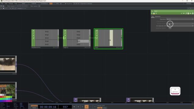 TouchDesigner tutorial 4: Interactividad con el teclado