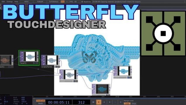 Butterfly feedback  effect | Touchdesigner Beginners Tutorial