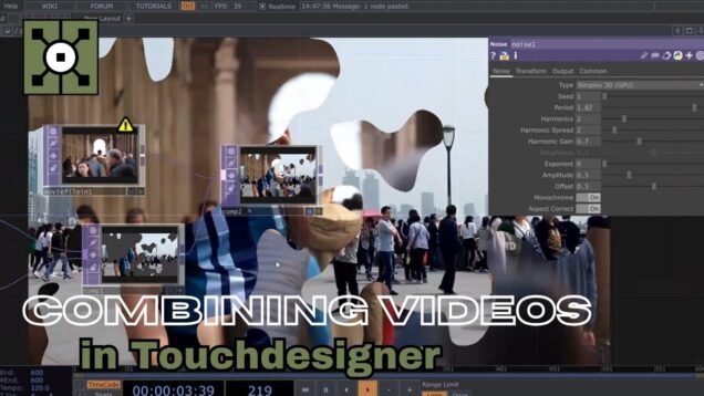 Combining videos with noise | Touchdesigner Tutorial for