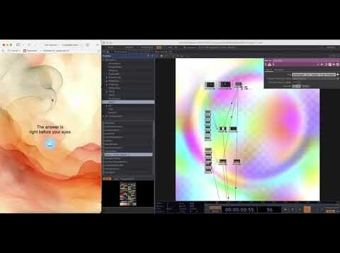 Dodoni – Web App & TouchDesigner – Experiment #2