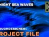 Generative nightlife sea waves | Touchdesigner Project File