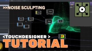 Generative noise sculpting with particle instancing | Touchdesigner Tutorial