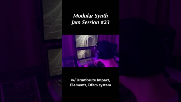 Modular Synth Jam Session #23⚙️ #audiovisual #modularsynthesizer #touchdesigner #synthesizer #synth