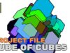 Random noise Cube of cubes ¦ Touchdesigner Project File ¦ Animation preview