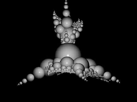 dancing fractal object in Touchdesigner