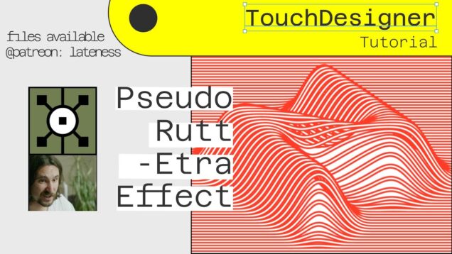 touchdesigner example Rutt – Etra Videosynthesizer