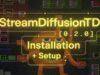 TouchDesigner Stream Diffusion (Installing at testing @dotsimulate Tool)