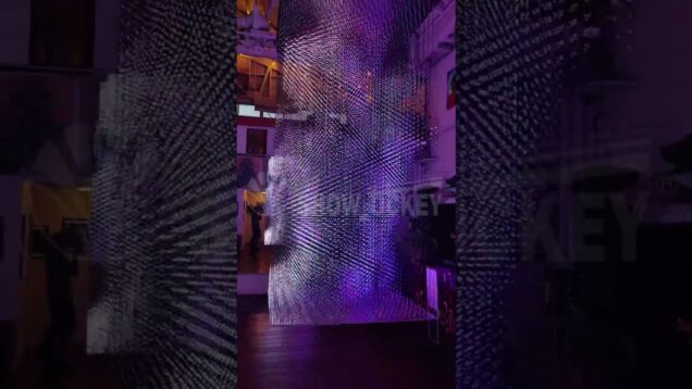 3D LED cube Interactive 3D LED Volumetric Display supports Touchdesigner and Madrix