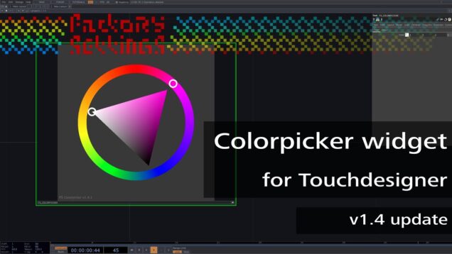 Colorpicker widget for Touchdesigner: v1.4