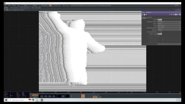 TouchDesigner Kinect Test 2