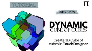 TouchDesigner Tutorial : Create a Dynamic 3D Cube of Cubes with Instancing