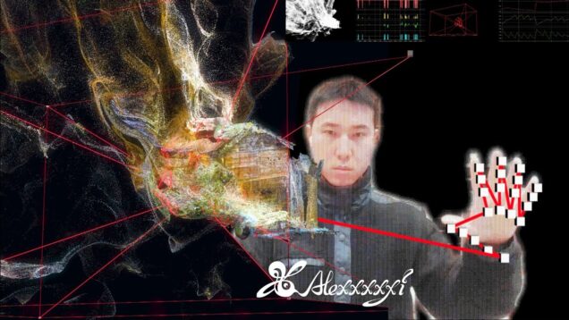 Weaving the fragments of lost memories | Gesture interaction | Made with #touchdesigner