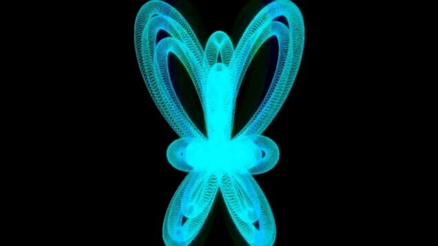 Butterfly parametric equation visualization touchdesigner