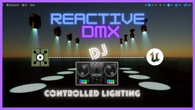 DJ Controlled Audio-reactive DMX Lighting in UE5 with TouchDesigner