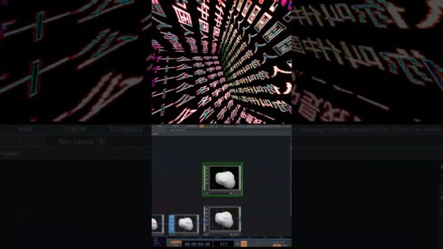 Dynamic Text Mapping Tutorial #touchdesigner #shorts