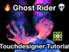 【Gem Seed】 Ghost Rider💀Magic Flame – Touchdesigner Tutorial