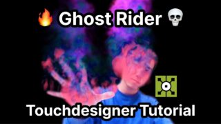 【Gem Seed】 Ghost Rider💀Magic Flame – Touchdesigner Tutorial