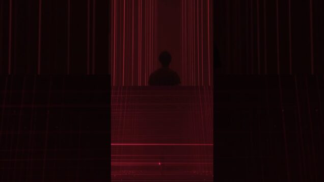 OUTLINES | large scale audiovisual laser grid installation #wearetundra #touchdesigner