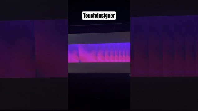 Some Audiovisual tests in Touchdesigner