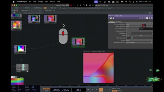 TouchDesigner: Displace  (Lesson 2)