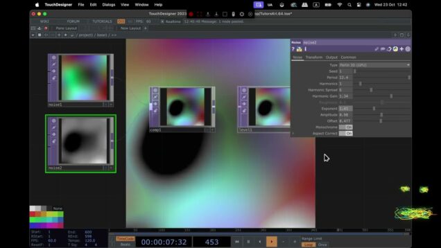 TouchDesigner: Noises (Lesson 1)