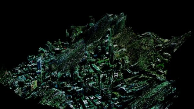 Touchdesigner point cloud city manipulation