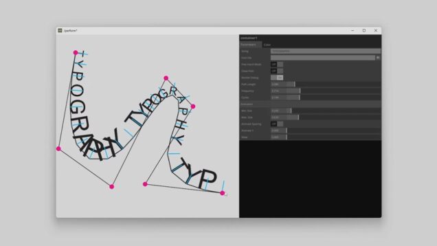 TouchDesigner Tool – Text on Nurbs Curve