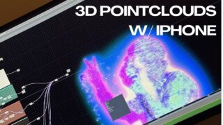 3D PointClouds wirelessly with iPhone in Touchdesigner