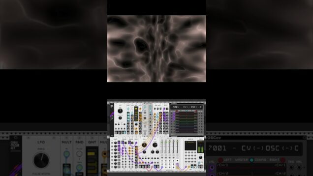 Flowing Noise 😶‍🌫️ #electronicmusic #touchdesigner #vcvrack #audioreactive #newartist  #music