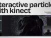 Interactive Particles with KINECT | #touchdesigner