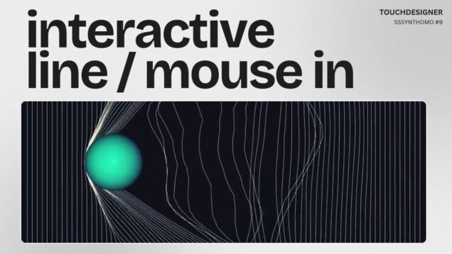 Intercative Line | Mouse IN | #touchdesigner