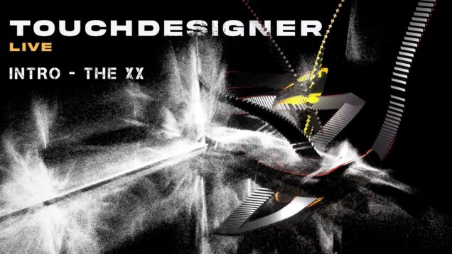 Intro – The XX – Touchdesigner live visual