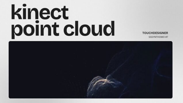 Kinect Point Cloud | #touchdesigner