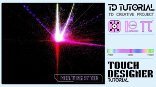 Melting Star particle system with TOP instancing – TOUCHDESIGNER Tutorial