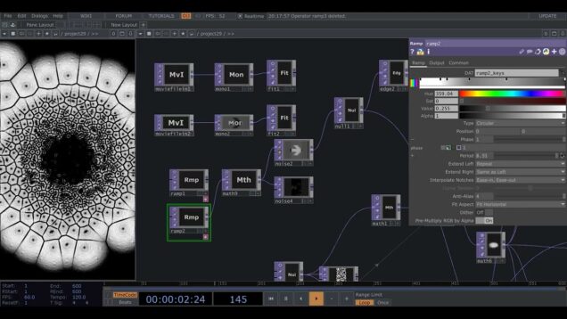 TouchDesigner – 细胞分裂2