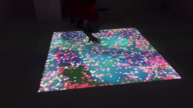 Water/Womb | Interactive floor projection w/ TouchDesigner and Kinect