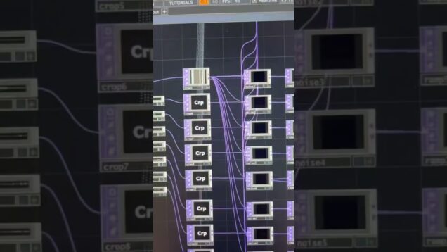 behind the scenes of my #touchdesigner project!! if you want to learn, come to my channel, i teach!