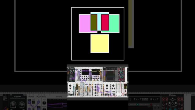 Colored Squares 🌱  #touchdesigner #vcvrack #music #audioreactive #electronicmusic #newartist