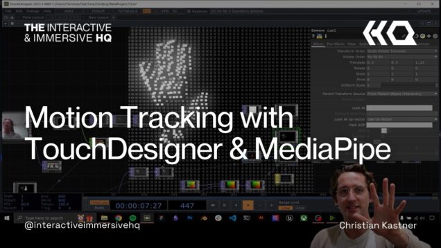 Motion Tracking with TouchDesigner & MediaPipe – TouchDesigner Tutorial 196