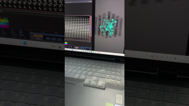 Touchdesigner 3D LED Mapping of 4×4 total 16pcs 3D Volumetric LED Display