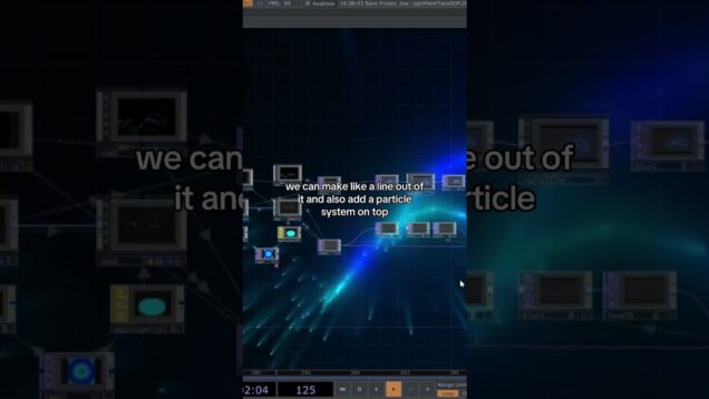 TouchDesigner Light Painting using Trace SOP