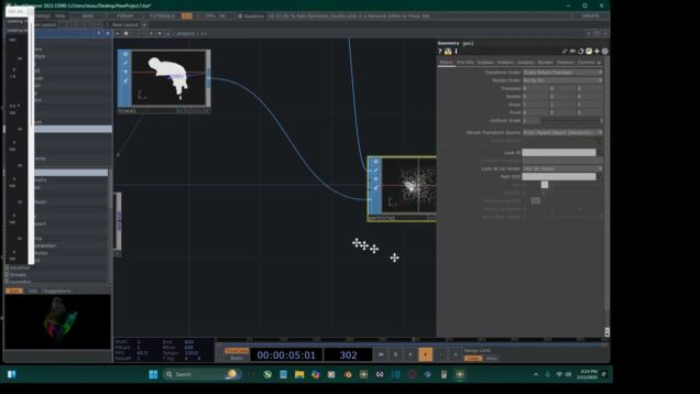 Touchdesigner ~ Quick and Easy realtime Interactive Particle  System