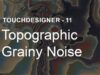 [TouchDesigner] Topographic Grainy Noise