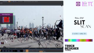 TOUCHDESIGNER Tutorial : Slit scan with Time machine under 5 minutes