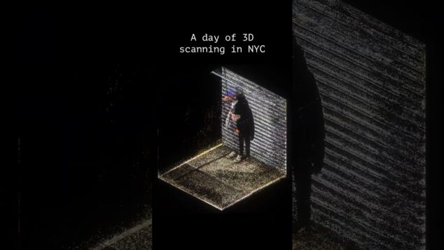 A day of 3D scanning in NYC #touchdesigner