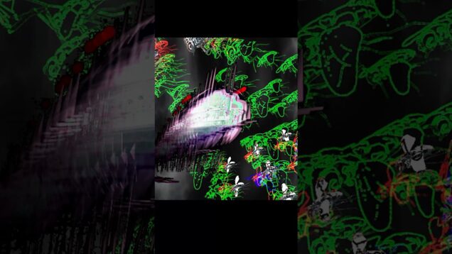 #Gnats and #Droid #warpcore #flux#spacetime #touchdesigner #realtime #audioreactive #trippy