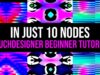 How to Create Multiple and Diverse Visuals In Just 10 Nodes | TouchDesigner Beginner Tutorial