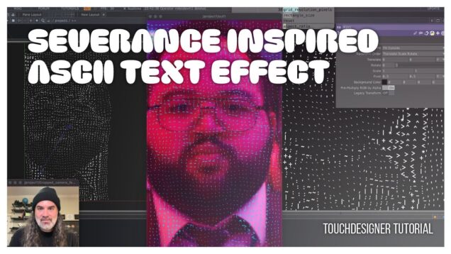 Learn to make this Severance-Inspired ASCII Text Effect with TouchDesigner