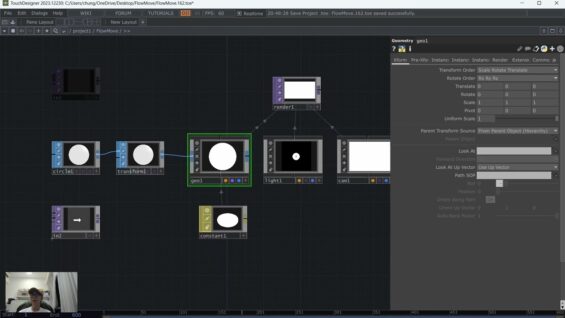Optical Flow interaction in TouchDesigner tutorial
